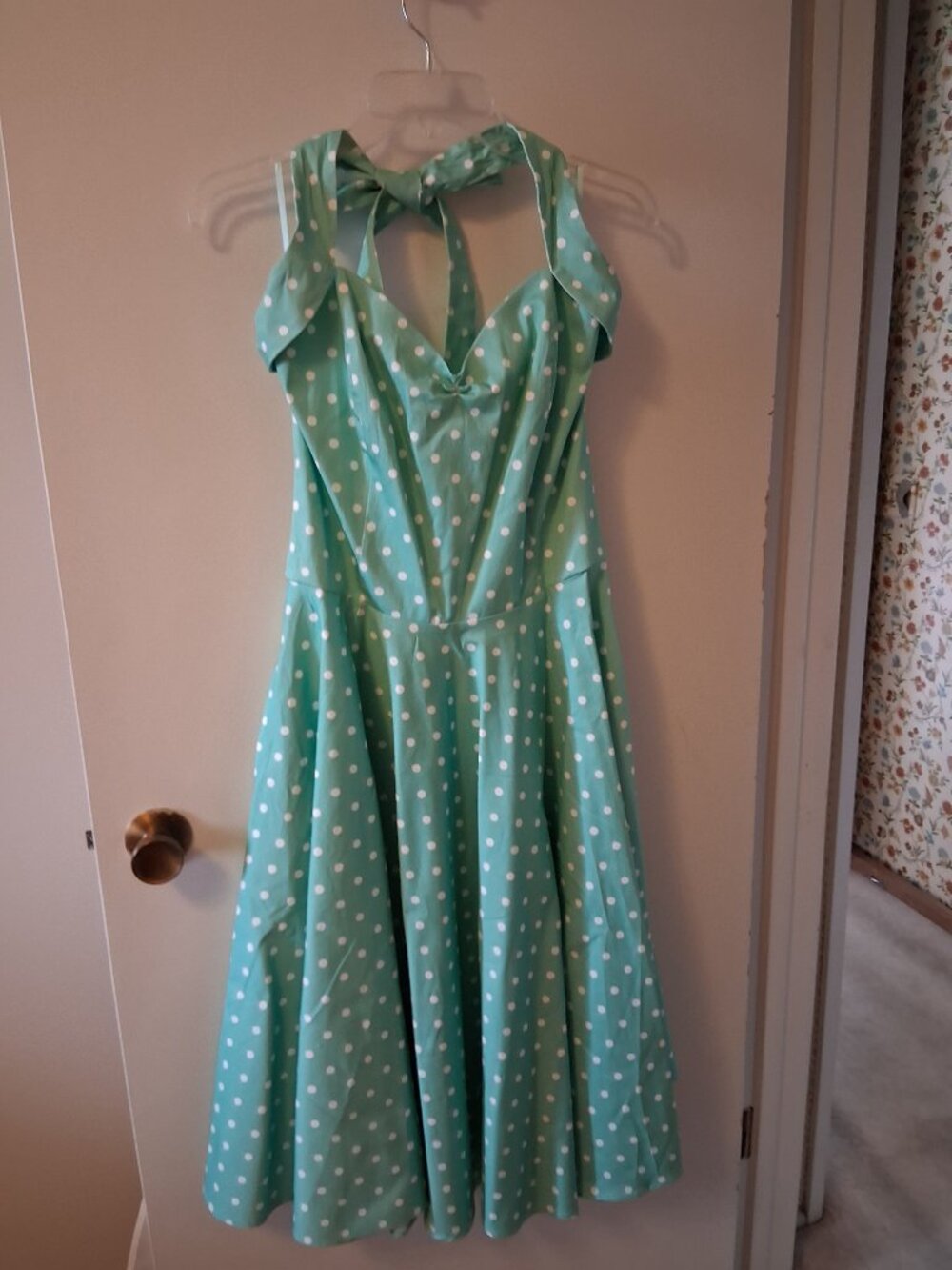 Mint Dot Swing Dress, M, NWT - Picture 2 of 10
